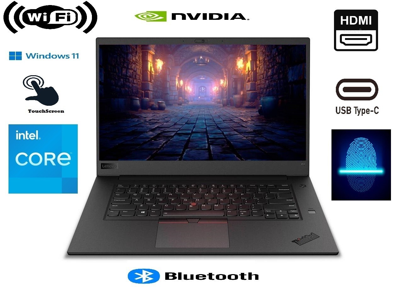 15.6" OLED TouchScreen 9th Gen i7 6-Core Gaming Laptop: Nvidia Graphics WIN11 gallery