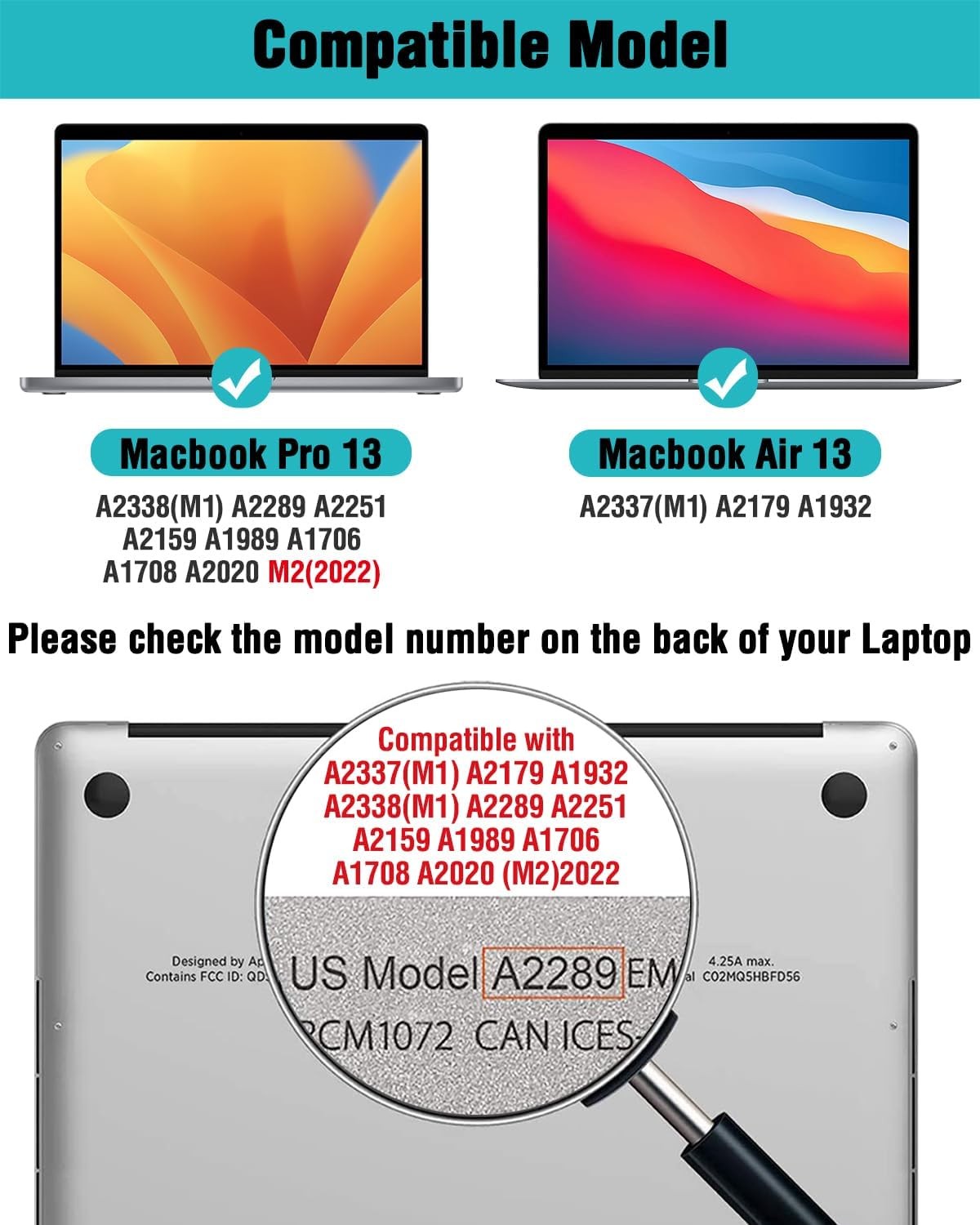 Magnetic Anti Blue Light Screen Protector for MacBook Air 13 inch (2018-2021) gallery