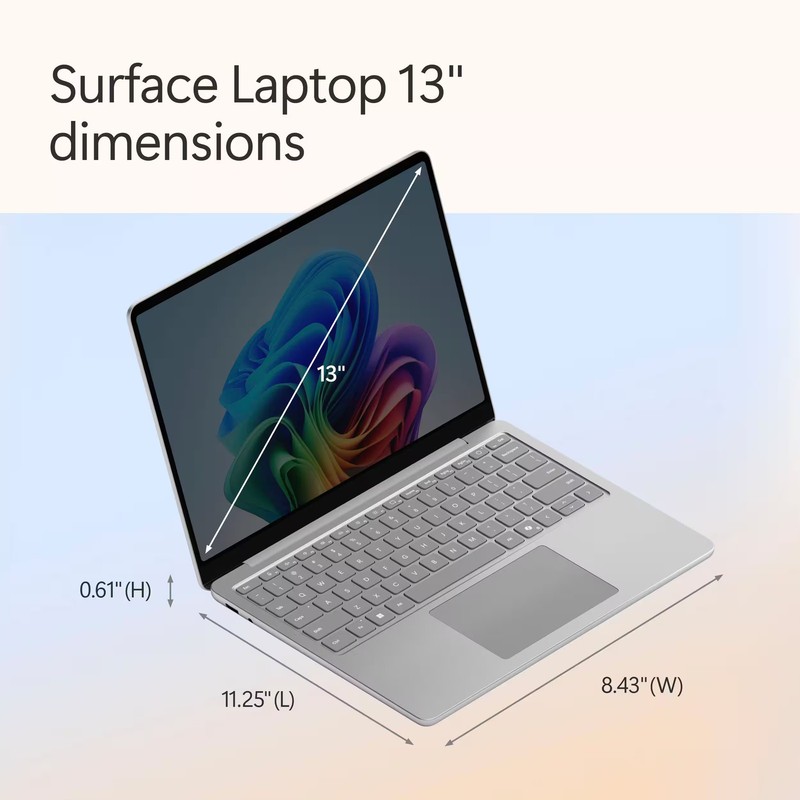 Microsoft Surface Copilot+ Laptop 13" - Snapdragon X Plus, 16GB RAM, 512GB UHF gallery