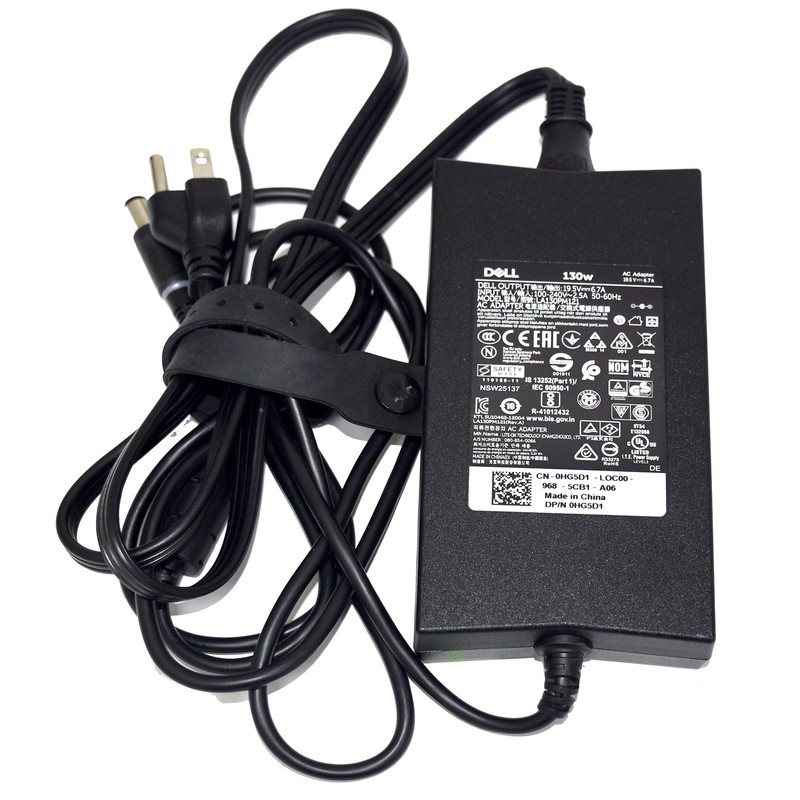 Dell Latitude 15 E6510 130W AC Adapter Charger DA130PE1-00 19.5V 6.67A VJCH5 gallery