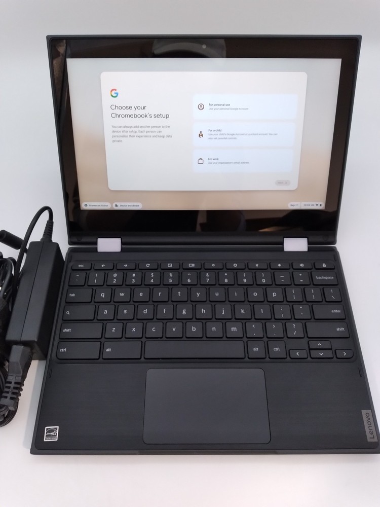 Lenovo 300e Chromebook 2nd Gen 11.6" 4GB RAM 32GB eMMC Touchscreen w/ Chrarger