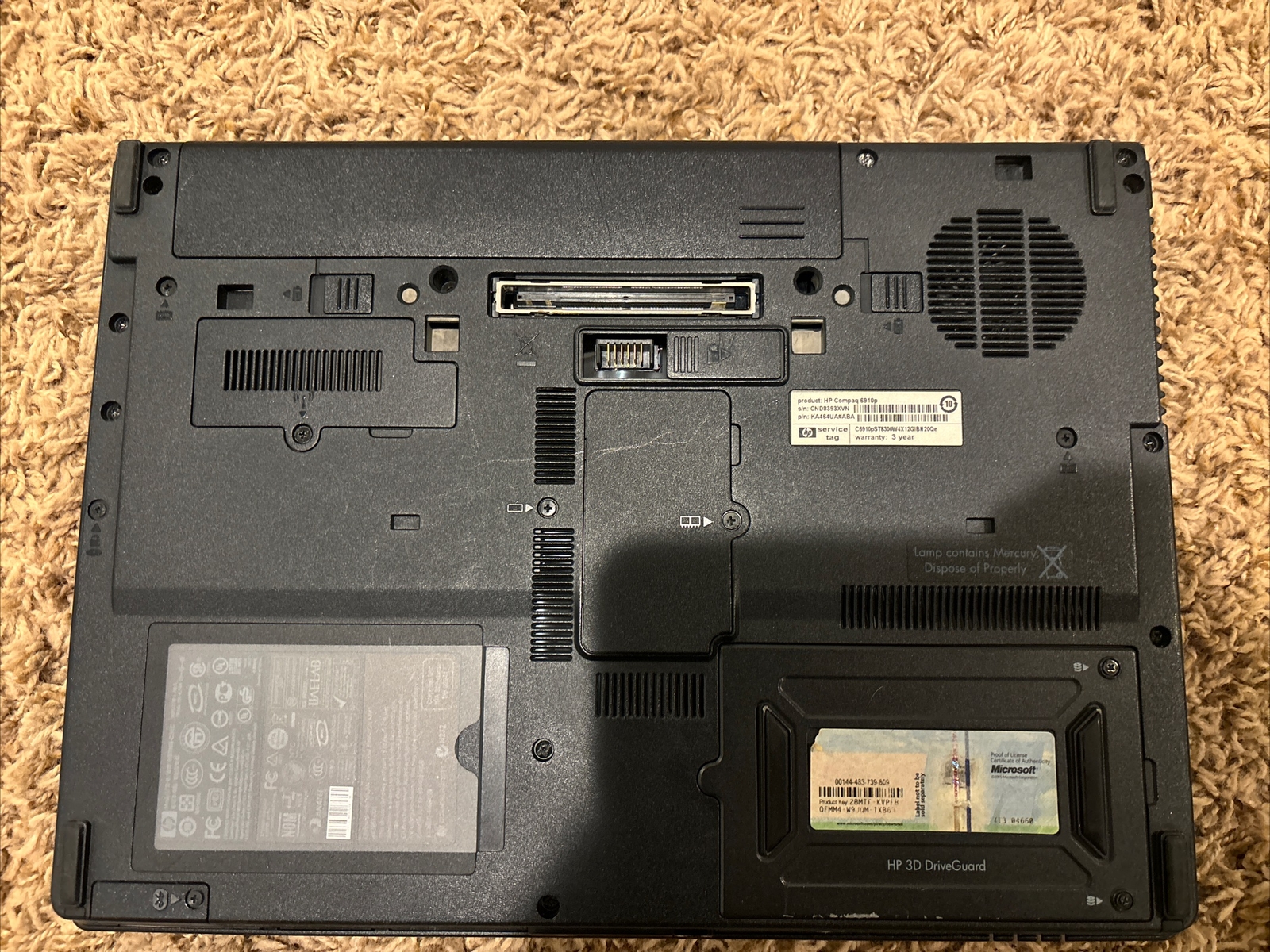 HP Compaq 6910p - 14" Laptop UNTESTED FOR PARTS gallery