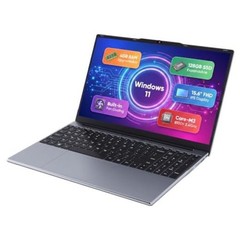 15.6 inch Laptop, Core 8100Y, 4GB So-Dimm RAM, 128GB SSD, Windows 11 Dark Gray