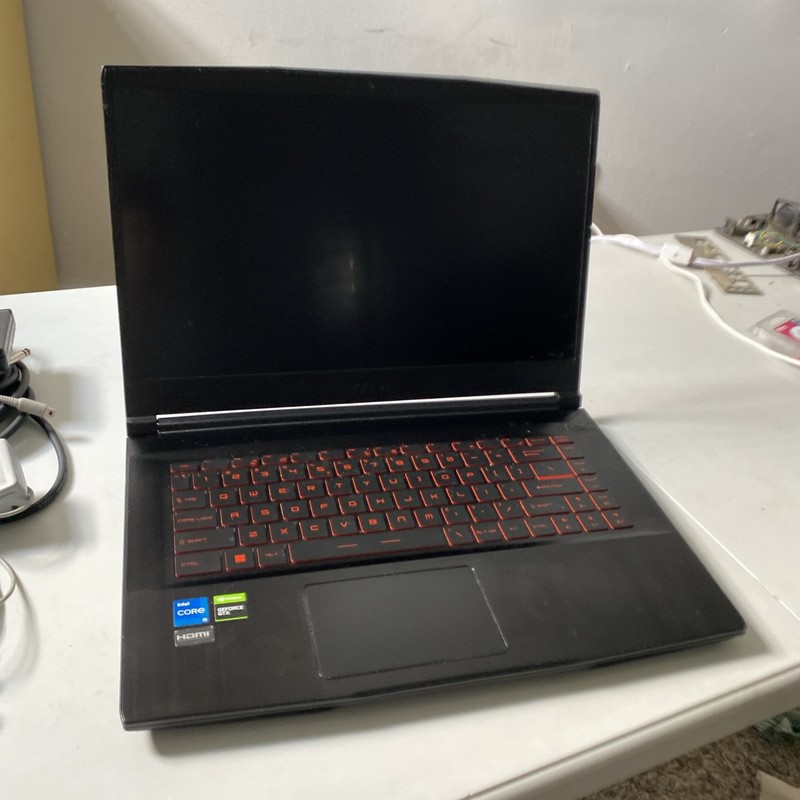 (MA3) MSI GF63 Intel i5-11400H 2.70 GHz 256GB 8GB 15.6" Gaming Laptop GTX 1650 gallery