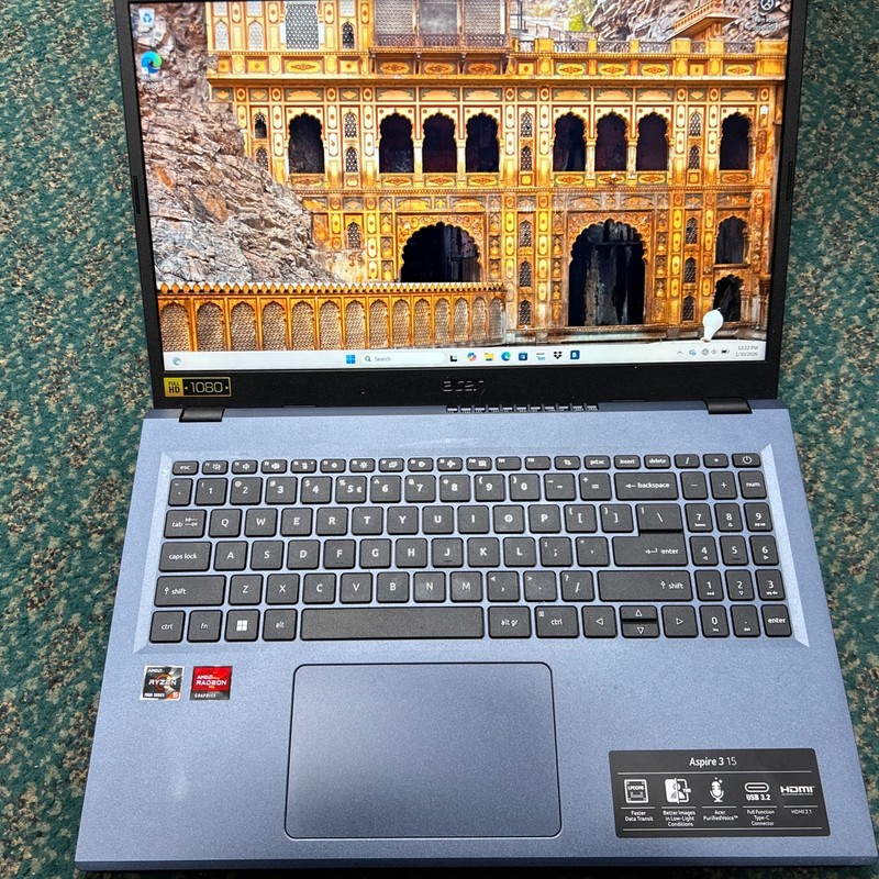Acer Aspire 3-15.6in Laptop 2.8GHz 16GB 1TB SSD AMD Ryzen5 Touchscreen Free SH gallery
