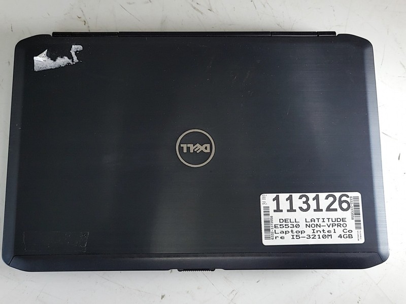 DELL LATITUDE E5530 NON-VPRO Laptop Intel Core I5-3210M 4GB SEE NOTES gallery