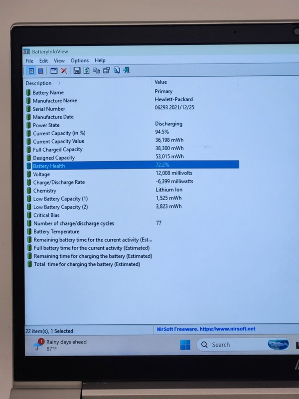 HP EliteBook 840 G8 14" Laptop Intel i5-1145G7 2.6GHz 16GB 512GB SSD Win 11 Pro gallery