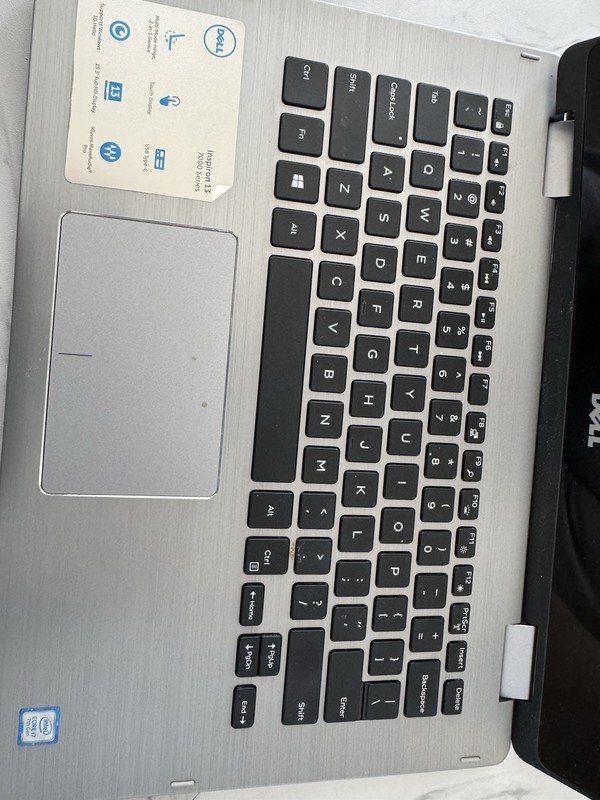 dell inspiron 13 7000 series intel core i7 7th Gen for parts. No Adapter Charger gallery