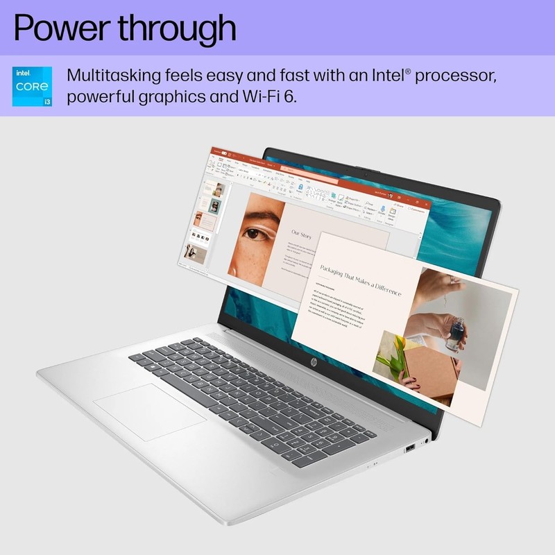 2025 HP 17.3" Laptop computer Win11Pro Intel core-i3-N305 8GB RAM 512GB SSD gallery