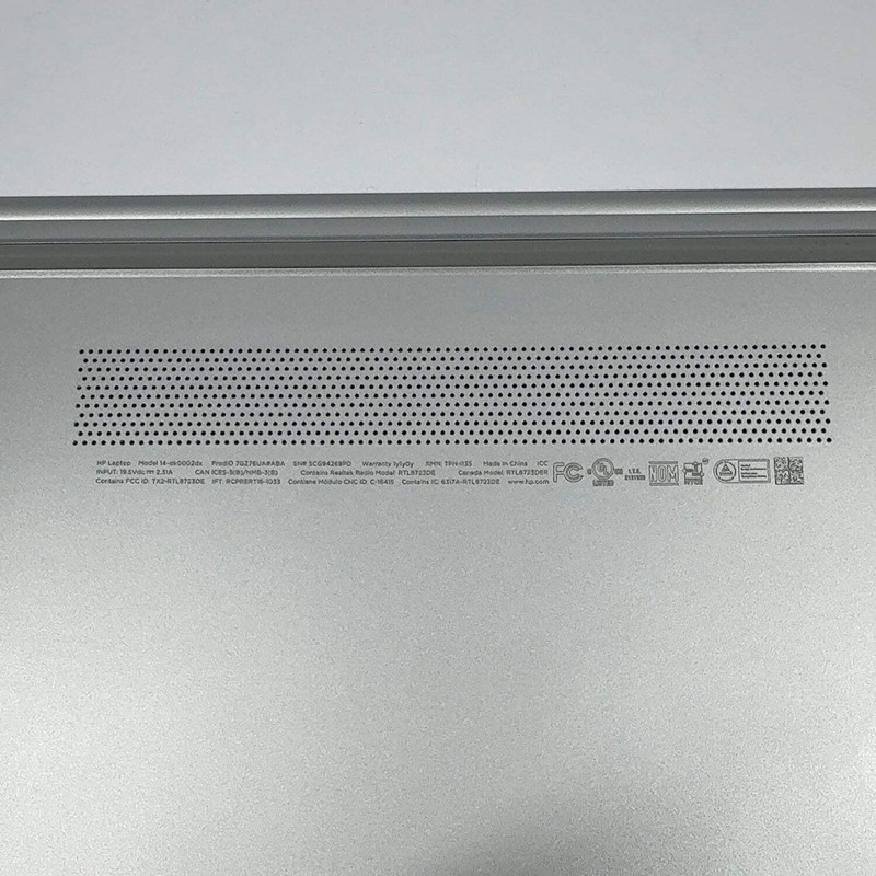HP NoteBook 14-dk0002dx A9-9425 3.10 4GB RAM 128GB SSD gallery