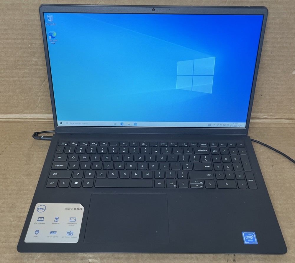 Dell Inspiron 15 3000, Intel Calderon N4020, 16GB RAM, 1TBHDD, W10H *READ*