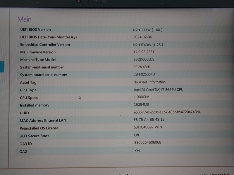 Lenovo X1 Carbon 7th Gen 14" FHD i7-8665u 16GB RAM No OS/SSD gallery