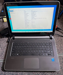 HP Pavilion 14-v062US 14” Laptop i3-4030U 1.9GHz 8GB RAM 250GB SSD Win10 Silver