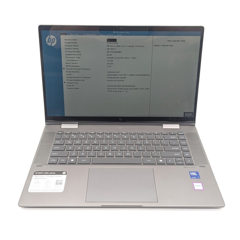 HP Envy x360 15-fe1082wm -Intel Core Ultra 7 155U 16GB DDR5 512GB SSD Win 11 Pro gallery