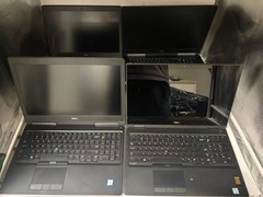Lot of 4 Laptops: Dell Precision7720, 7530, 7520, 7510 M2200,P5000,P3200 READ