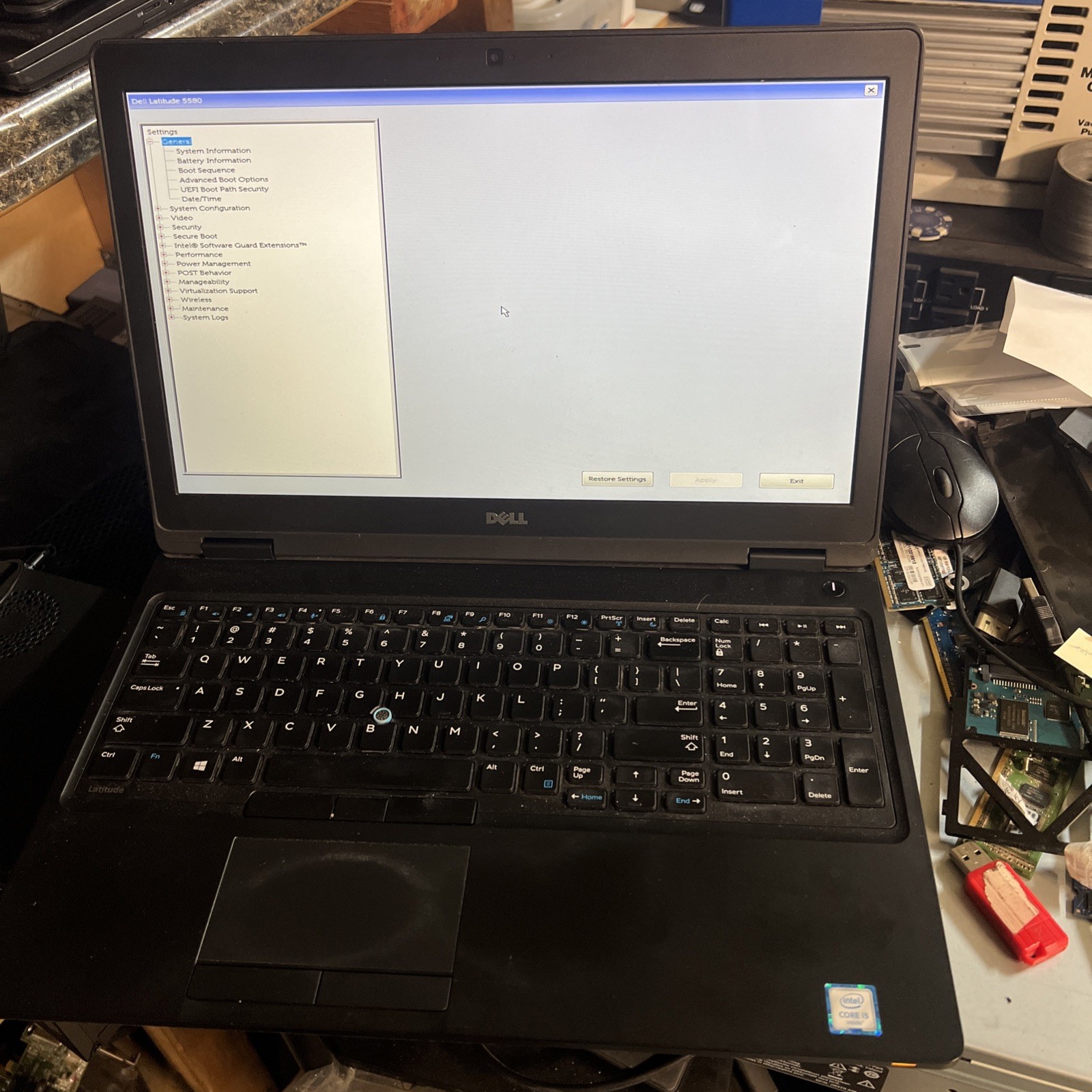 Dell Latitude 5580 Corei5 6300U 8GB NO HD GOOD Battery Grade A gallery