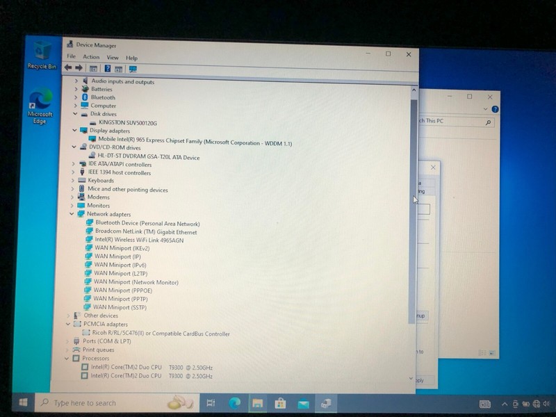 HP Compaq 6710b Laptop 15.4” Intel Core 2 Duo 2.5GHz 4GB RAM 120GB Win10p 2x bat gallery