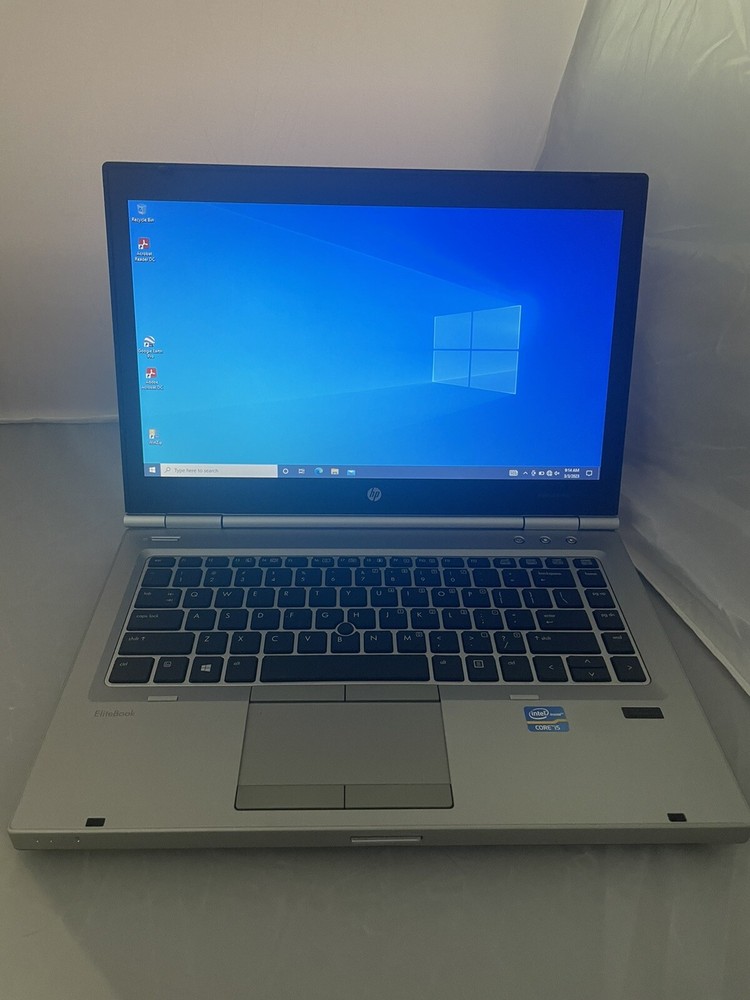 HP EliteBook 8470p 14" Core i5 3320M 2.6GHz 8GB RAM 500GB HDD Win 10