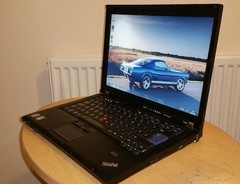 Fresh Install Windows 7 Lenovo Thinkpad T400 Laptop Office2010 3GB GdBatWkGr8
