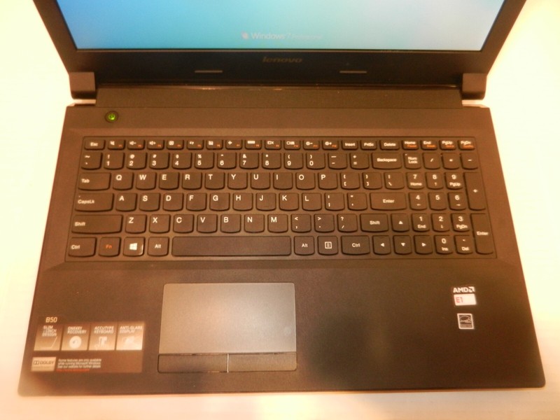 LENOVO B50-45 80F0 AMD RADEON E1-6010 APU@1.35GHZ 8GB RAM 250GB HDD WIN 7 OFF13 gallery