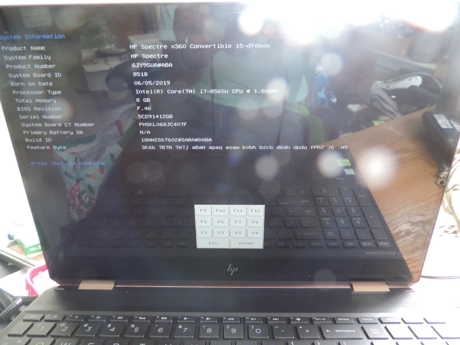 HP Spectre x360 Convertible 15.6" 15-eb0043dx screen only gallery