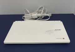 *WIPED*ACER CHROMEBOOK 13 4GBRAM 32GBSSD W/ POWER CABLE WHITE – READ DESCRIPTION