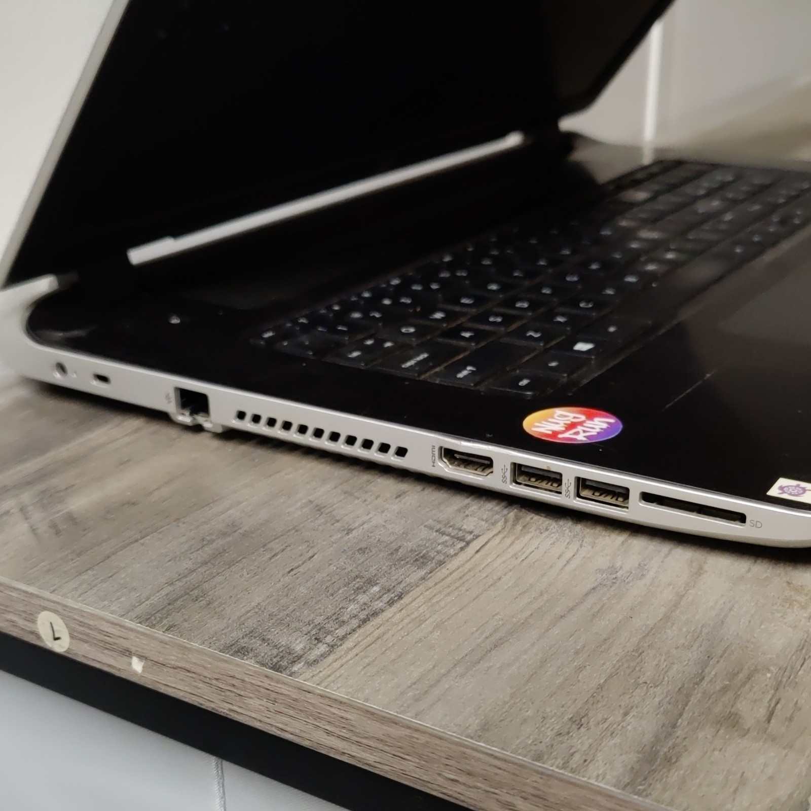 As is HP Pavilion Notebook Laptop Silver Black Built-in Webcam gallery