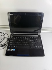 Acer Aspire 1 AO532 Intel Atom Ram 2 GB Windows 7 Small Laptop Blue Power Cord