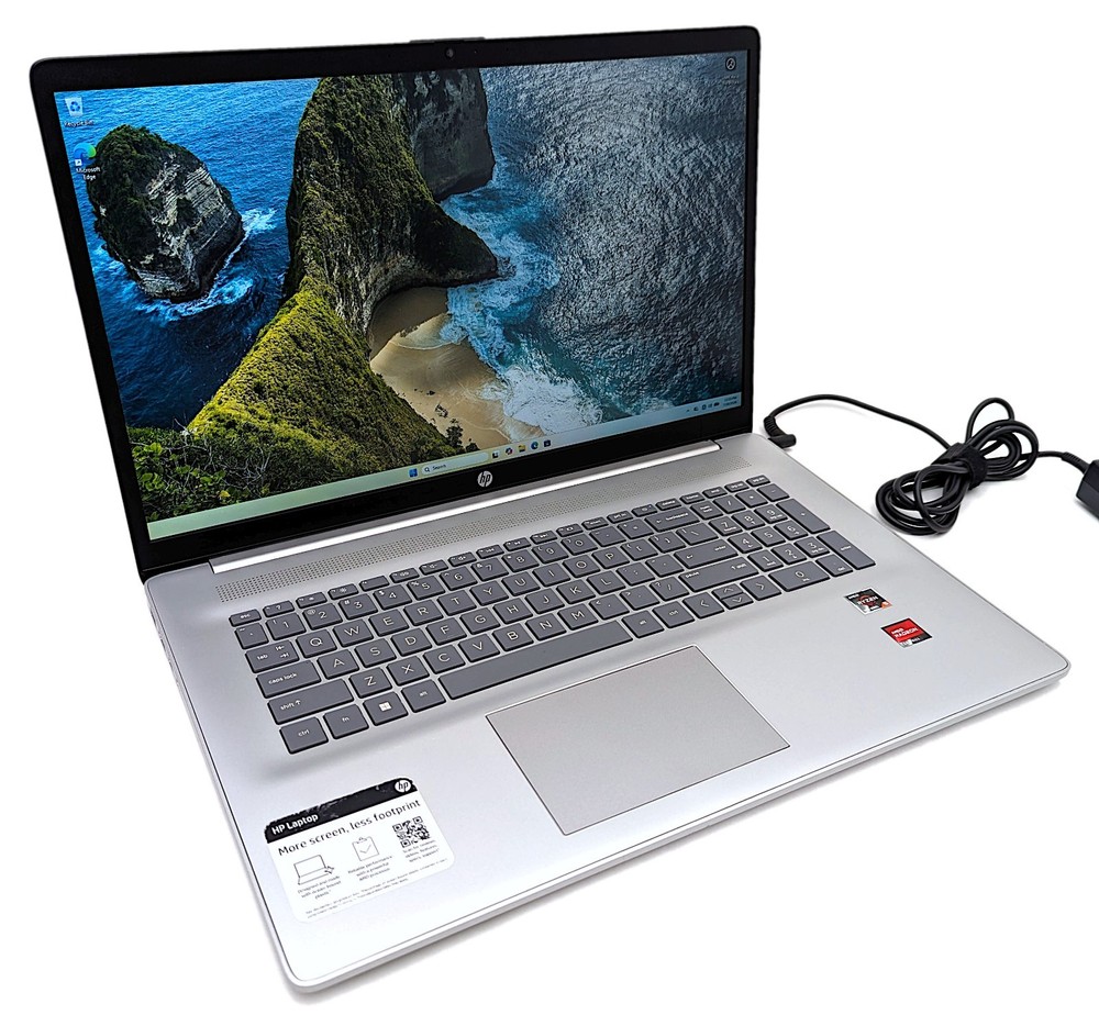 HP 17-cp3005dx 17.3" Laptop AMD Ryzen 5 7430U 2.30GHz 16GB RAM 512GB NVMe Win 11