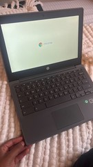HP Chromebook 11 G6 EE (16GB SSD, Intel Core N3350, 1.10 GHz, 4GB RAM) Laptop –