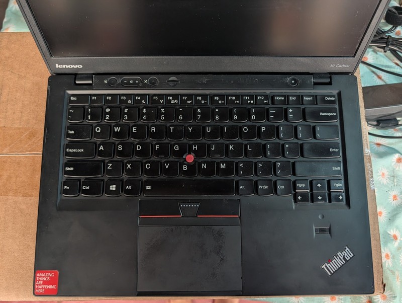LENOVO THINKPAD X1 CARBON 1st Gen Intel i5-3427U 4GB RAM WORKS but NO Battery gallery