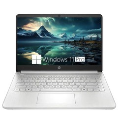 HP 14″ HD Laptop for Student , Intel Processor N150, 16GB RAM, 128GB UFS, Silver