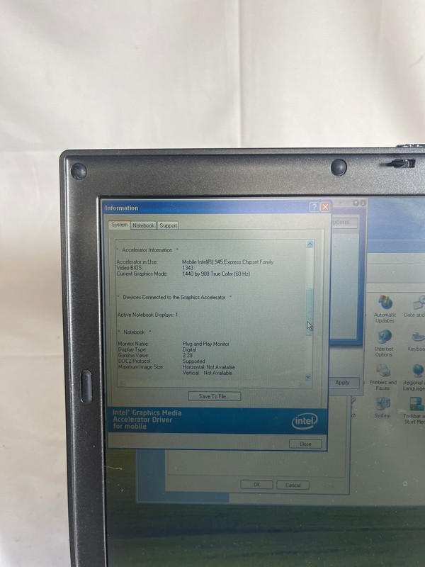 Dell Latitude D620 Win XP Intel T2400 @ 1.83GHz 2GB 80GB HDD 14.1" gallery