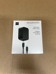 Microsoft – Surface 45W USB-C Wall Charger – Black