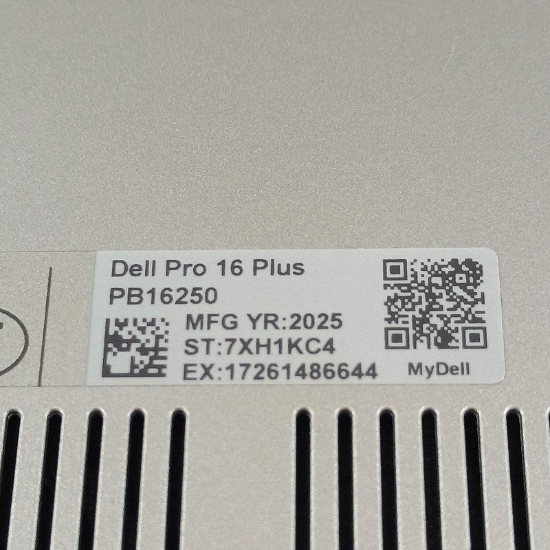 Dell Pro 16 Plus PB16250 16" Core Ultra 5 235U 2.0GHz 16GB RAM 512GB SSD gallery