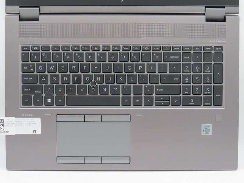 HP ZBook Fury 17 G7 | i7-10850H @2.7 | 32GB/512GB | RTX 3000m | Win 11 | No AC gallery