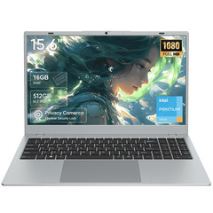 Coolby 15.6″ Full HD Laptop with MS Office 2024,16GB RAM 512GB SSD Laptops,6500Y