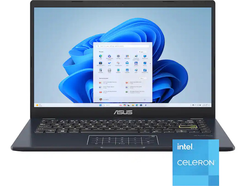 ASUS Vivobook 14" FHD Thin Laptop Intel Celeron N4500 4GB RAM 128GB eMMC Win11H gallery