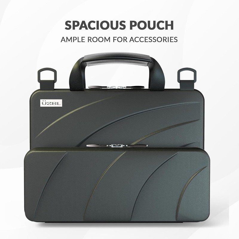 Chromebook Hard Case 11-11.6 Inch with Adjustable Shoulder Strap & Accessory Pou gallery