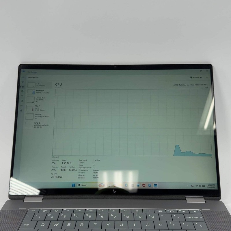 HP OmniBook X 16-AR0013DX 16" Ryzen AI 5 340 2.0GHz 16GB RAM 512GB SSD gallery