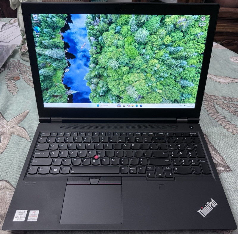 Lenovo ThinkPad P15 Gen 1 i9-10885H 4K Screen 16GB Mem 512GB SSD RTX 3000 Win11 gallery