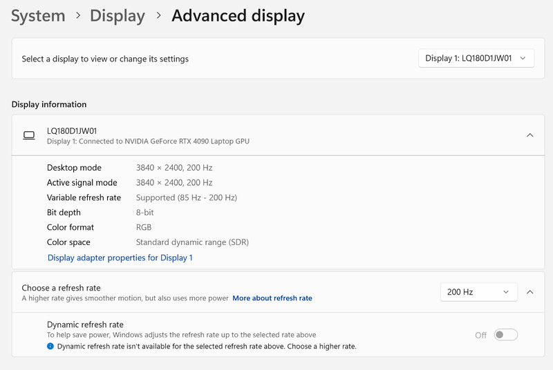 Razer Blade 18 Black UHD+ 2.2 GHz i9-14900HX *NVIDIA RTX 4090 16GB* WRNTY gallery