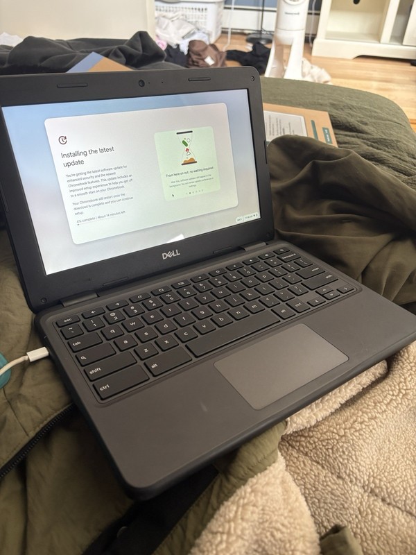 Fully working black work or school laptop, Chromebook, USB-C charging gallery