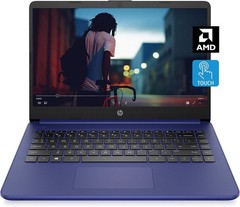 HP 14 Laptop AMD 3020e 4 GB RAM 64 GB eMMC Storage 14-inch HD Touchscreen Win10