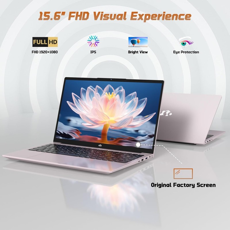 NIMO 15.6" FHD Laptop Intel Pentium N150 (Beat i3-1115G4, 4-Core Up to 3.4GHz) gallery
