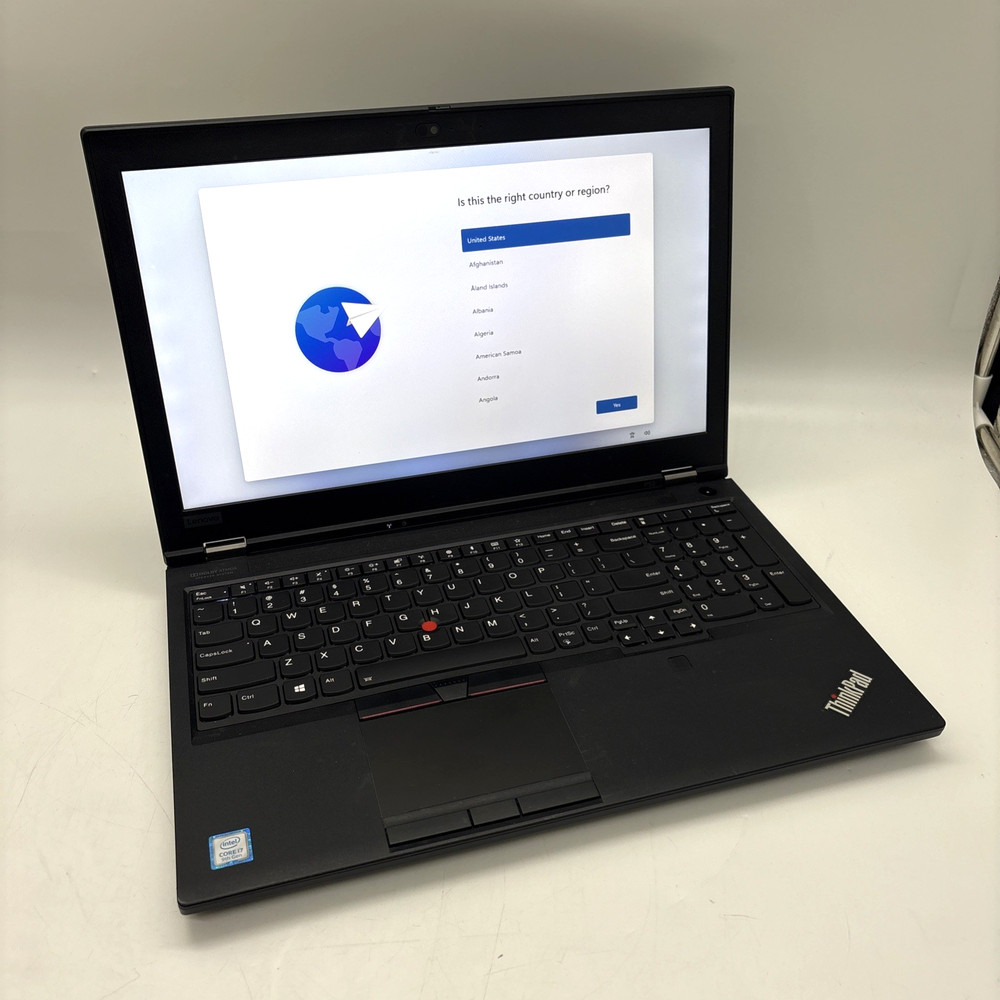 Lenovo ThinkPad P53 15.6" Intel i7-9750H 32GB RAM 512GB M.2 SSD Quadro T1000