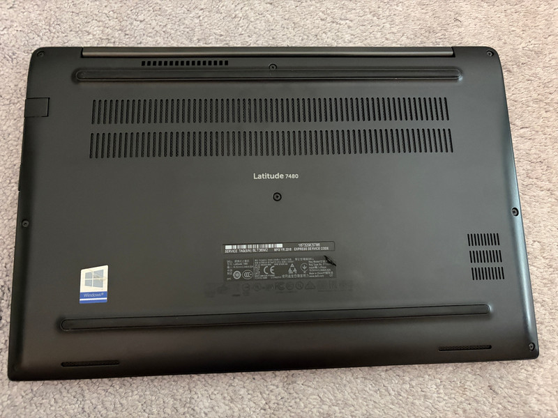 Dell Latitude 7480 i7-7600U 16GB RAM 256GB SSD Windows 10 Good Battery Health gallery