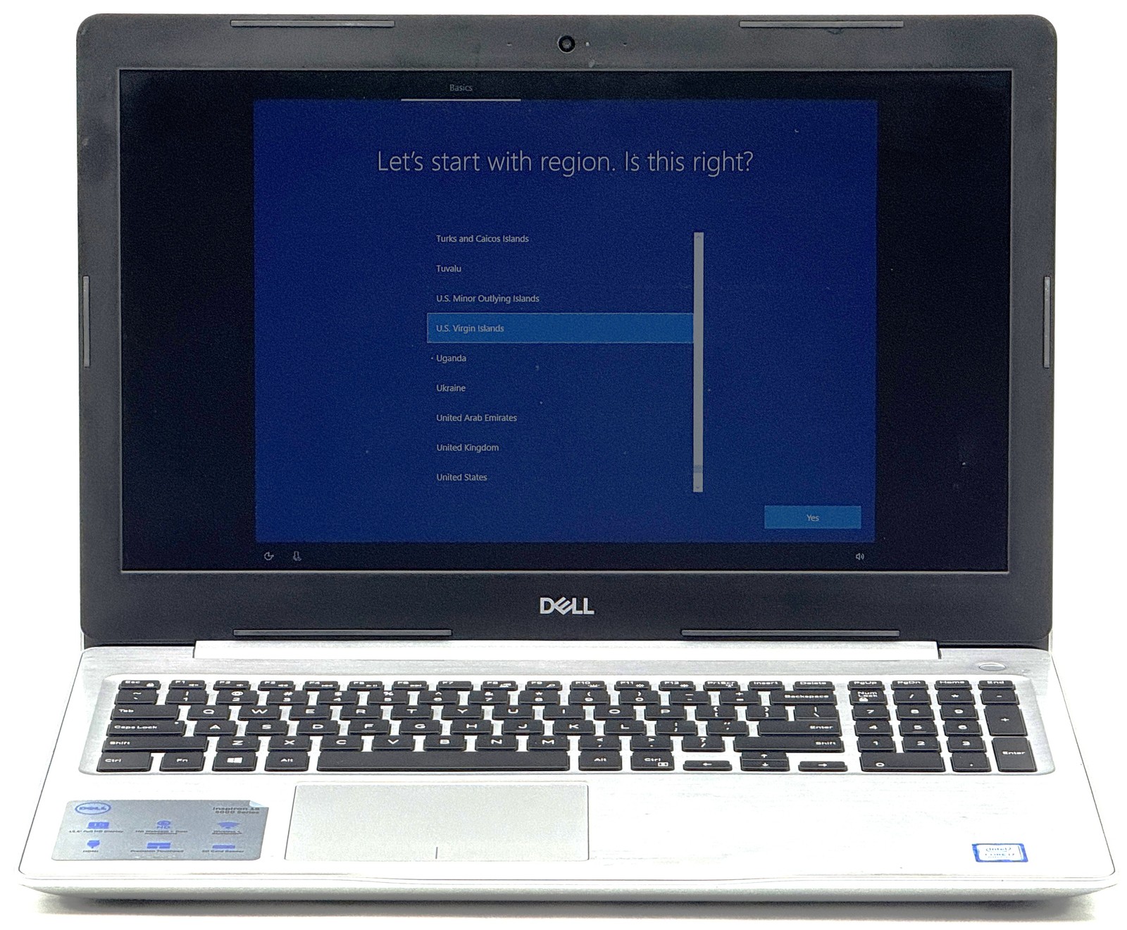 Dell Inspiron 5570 - FHD - i7-8550U - 8GB RAM - 256GB SSD - Silver gallery