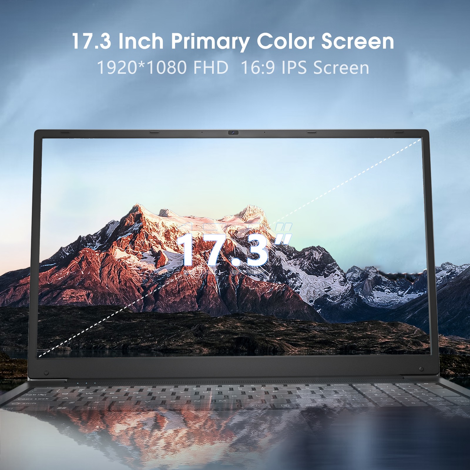 SGIN 14.1 Inch Laptop FHD Celeron Dual-Core Up to 2.5 GHz 4GB RAM 1024GB SSD HD gallery