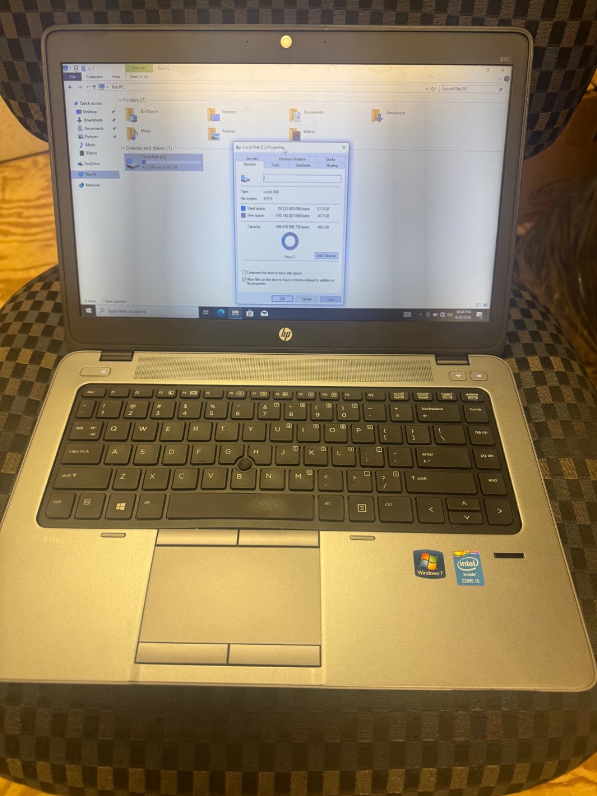 HP EliteBook 840 g2 Intel Core i5-4200U @ 1.60GHz, 128gb HDD, 8gb Ram,Windows 10 gallery